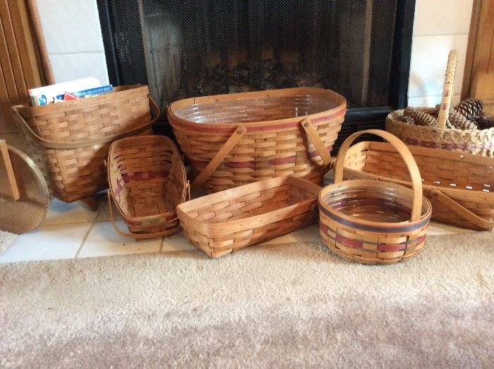 Longaberger baskets and others...
