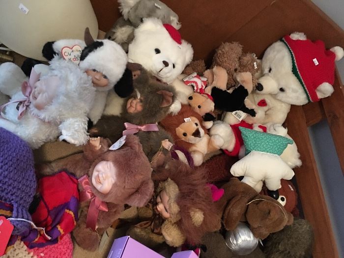 Oodles of stuffed animals