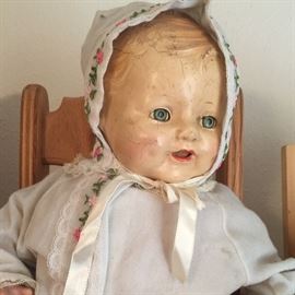 Old composite doll that needs love 