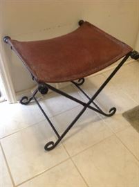 Leather Seat Vanity Chair $ 40.00