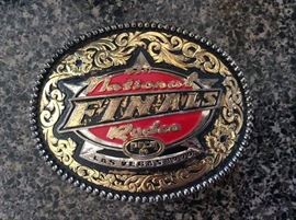 Belt buckle National finals rodeo Las Vegasu, Nevada 1999