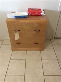 Two drawer filing cabinet