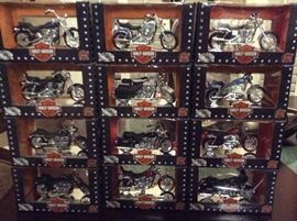 Collectible Harley Davidson motorcycles