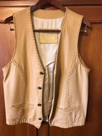 stampede leather vest