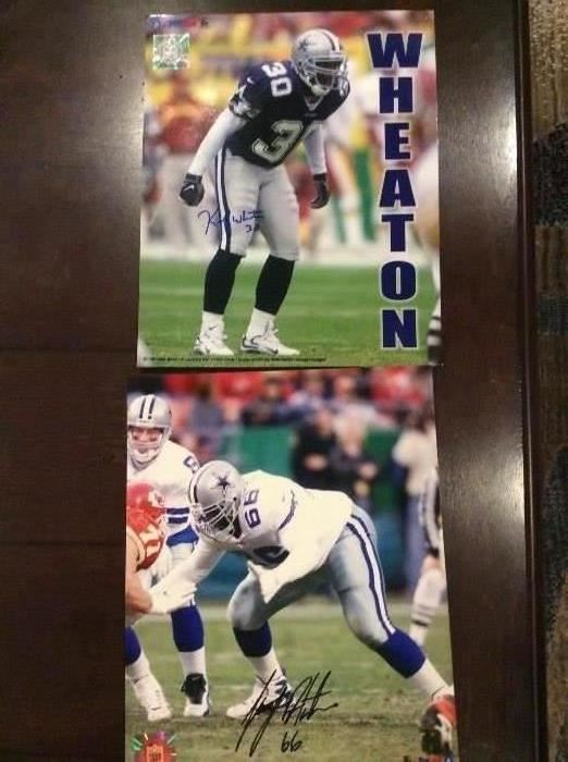 Autographed photo Kenny Wheaton & Tony Hutson