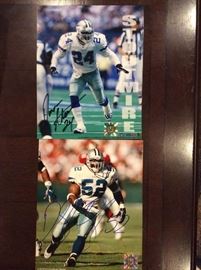 autograph Dallas cowboys Omar Shoutmire & Dexter Coakley
