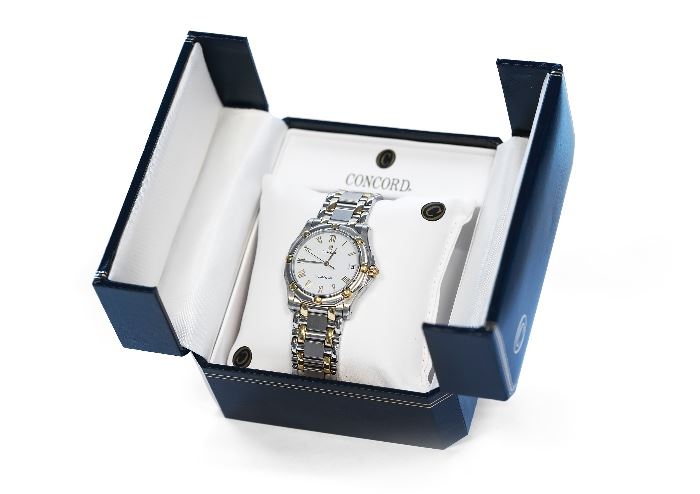 Concord Saratoga Watch with box. $700.