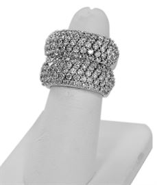 Wide Diamond bands. 2.07 carat total weighrt. $1395