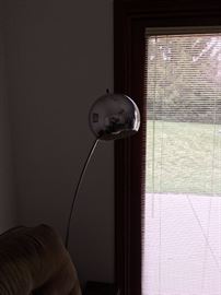 Hard to see, but a very retro 1960's floor lamp