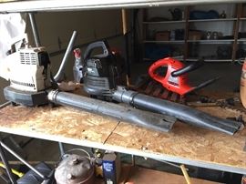 Blowers and other yard tools