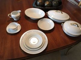Very pretty set of Czechoslovakian bone china.  Service for 12