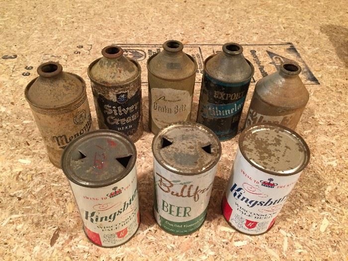 Miscellaneous and Cone-top Beer Cans