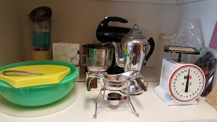 More cookware and appliances