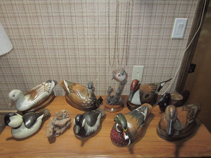 Wooden duck collection 