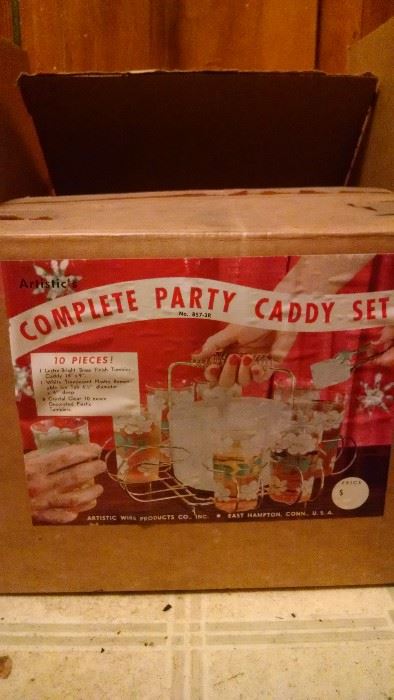 N.O.S..NEW OLD STOCK....PARTY CADDY IN ORIGINAL BOX!!