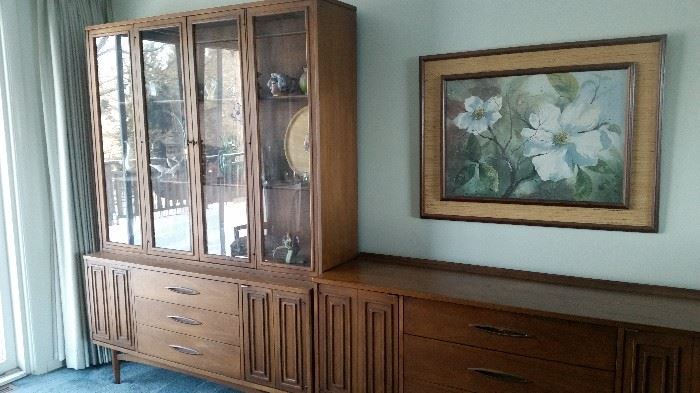 Roomy china cabinet