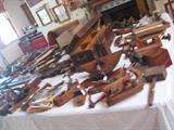 Antique wooden tools