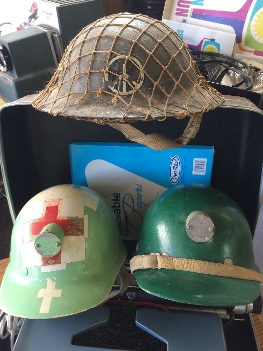 Cool authentic helmets and hardhats