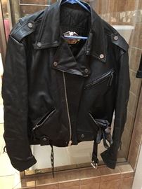 Classic Harley leather jacket