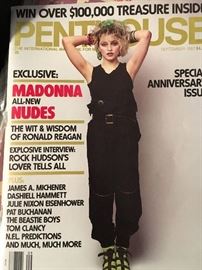 Collectible Penthouse with Madonna 1987