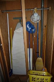 CLEANING SUPPLIES, IRONING BOARD