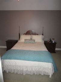 Bedframe/Bed $195. End tables $75 each OBO