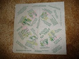 VINTAGE BAR NAPKIN