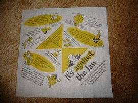VINTAGE BAR NAPKIN