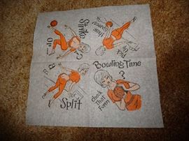 VINTAGE BAR NAPKIN