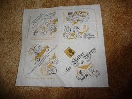 VINTAGE BAR NAPKIN