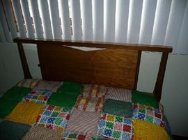 CLOSEUP OF HEADBOARD