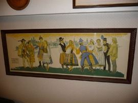 POLISH POSTER IN FRAME