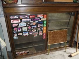 WOOD DISPLAY CABINET