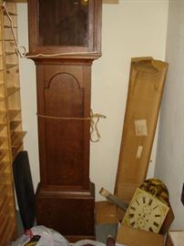 English grandfather clock