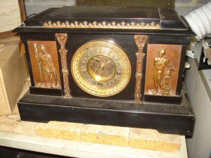 alabaster clock