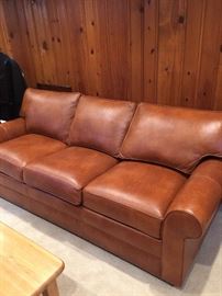 Ethan Allen Leather Sofa - Barely used!!