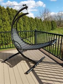 Outdoor rotating swing!