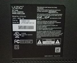 Info for Vizio
