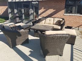 Gorgeous outdoor patio set, the customer paid $1700 for this furniture!