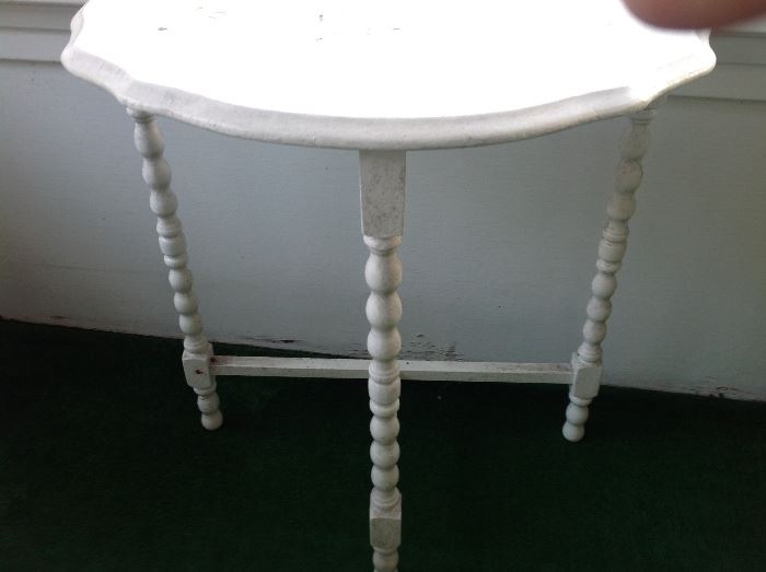 Antique front hall table 
