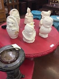 Concrete patio table