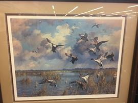 Collection of ducks unlimited signed vintage prints