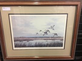 Collection of ducks unlimited signed vintage prints