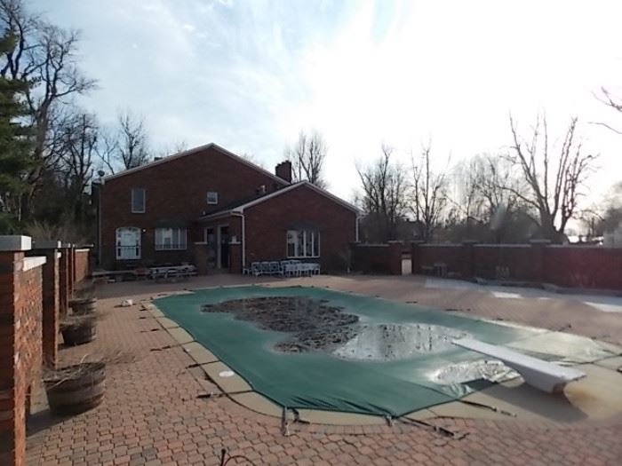 pool and patio, privacy fence