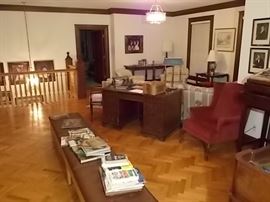 view of upstairs living room/den