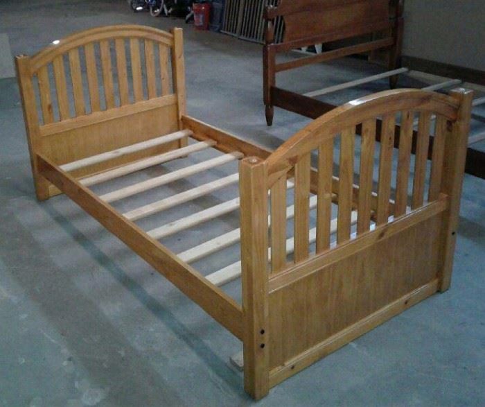 GORGEOUS "TWIN" AND "FULL" WOOD BEDS!!!