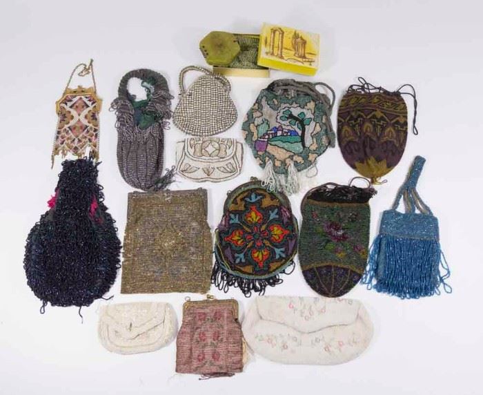 Lot 9: Group Lot of Vintage Beaded Bags