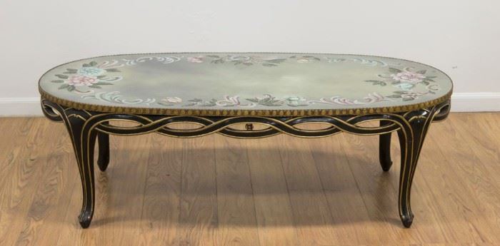 Lot 115: Mirrored Coffee Table