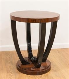 Lot 127: Art Deco Style Round Side Table