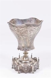 Lot 260: Middle Eastern Silver Footed Cup